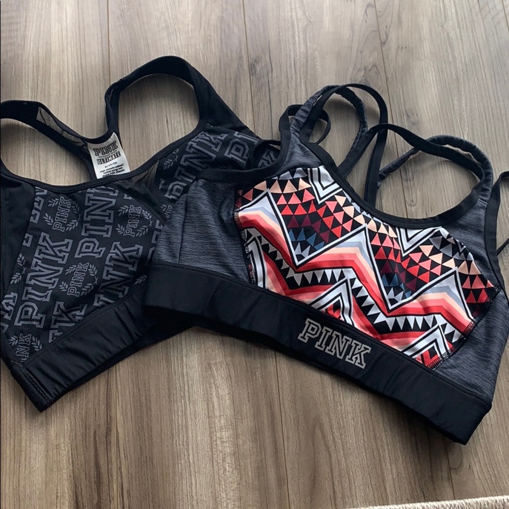 PINK women’s sports bra